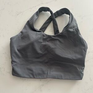 Gray Women's Sports Bra